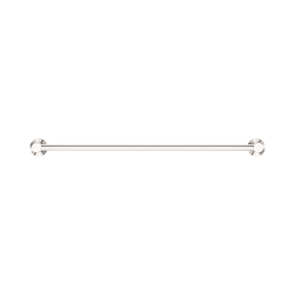 Classic Double Towel Rail 600mm Brushed Nickel