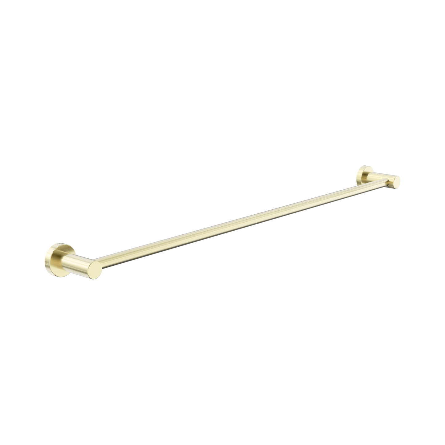 Dolce II Single Towel Rail 800mm Brushed Gold