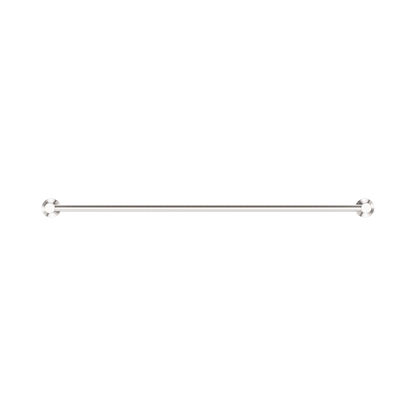 Classic Single Towel Rail 800mm Brushed Nickel