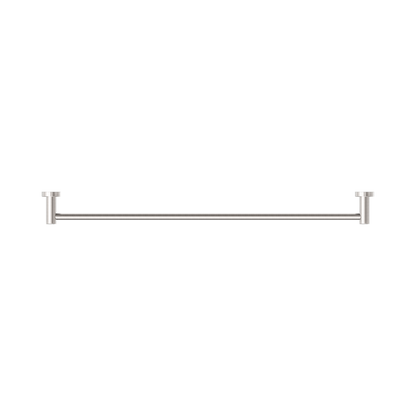 Classic Single Towel Rail 800mm Brushed Nickel