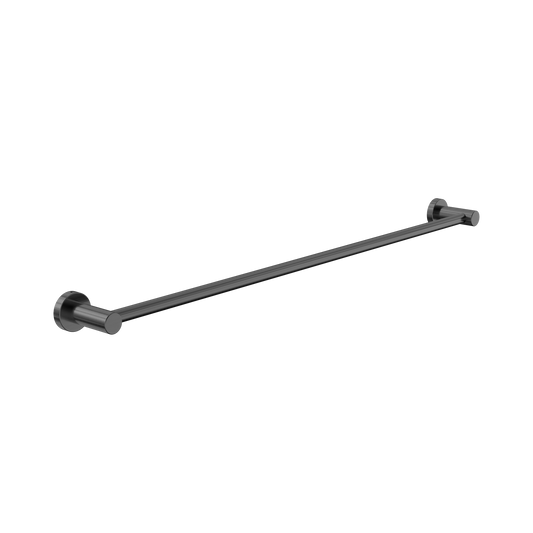 Dolce II Single Towel Rail 800mm Gun Metal