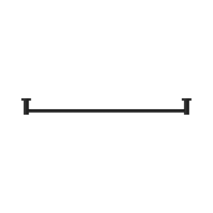Classic Single Towel Rail 800mm Matte Black