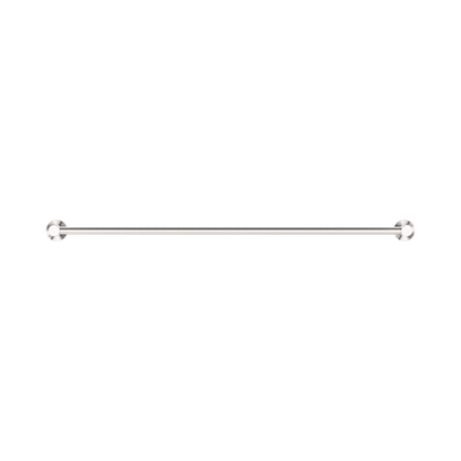 Classic Double Towel Rail 800mm Brushed Nickel