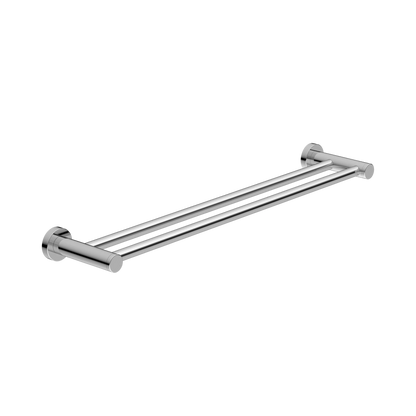 Classic Double Towel Rail 800mm Chrome