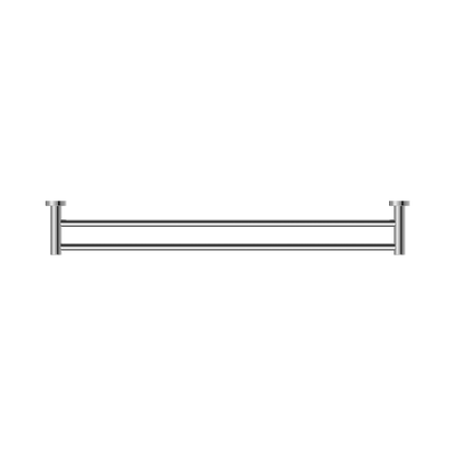 Classic Double Towel Rail 800mm Chrome