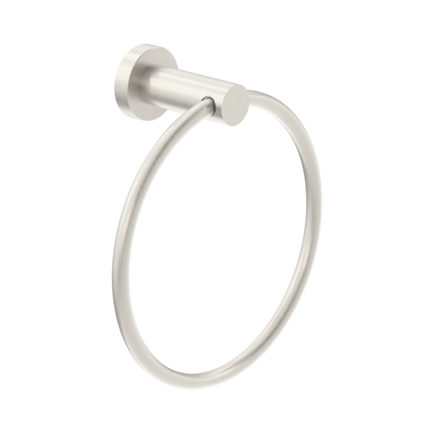 Classic Hand Towel Ring Brushed Nickel