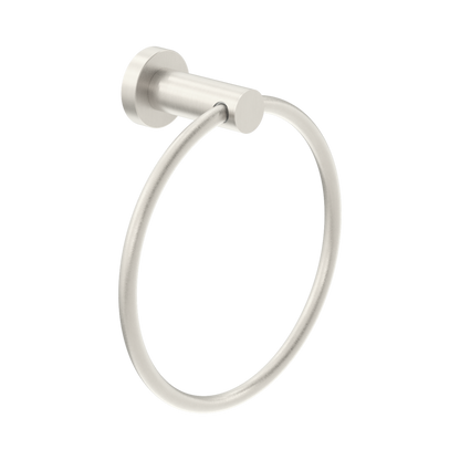 Classic Hand Towel Ring Brushed Nickel