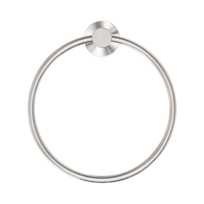 Classic Hand Towel Ring Brushed Nickel