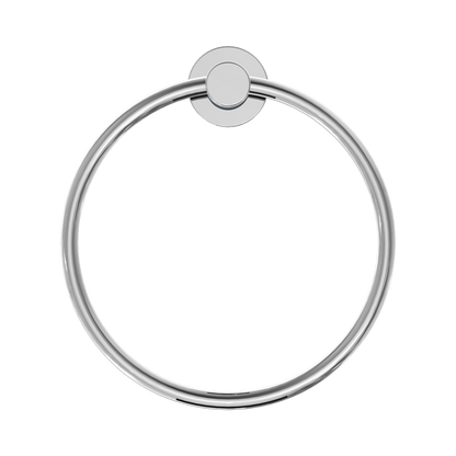 Classic Hand Towel Ring Chrome