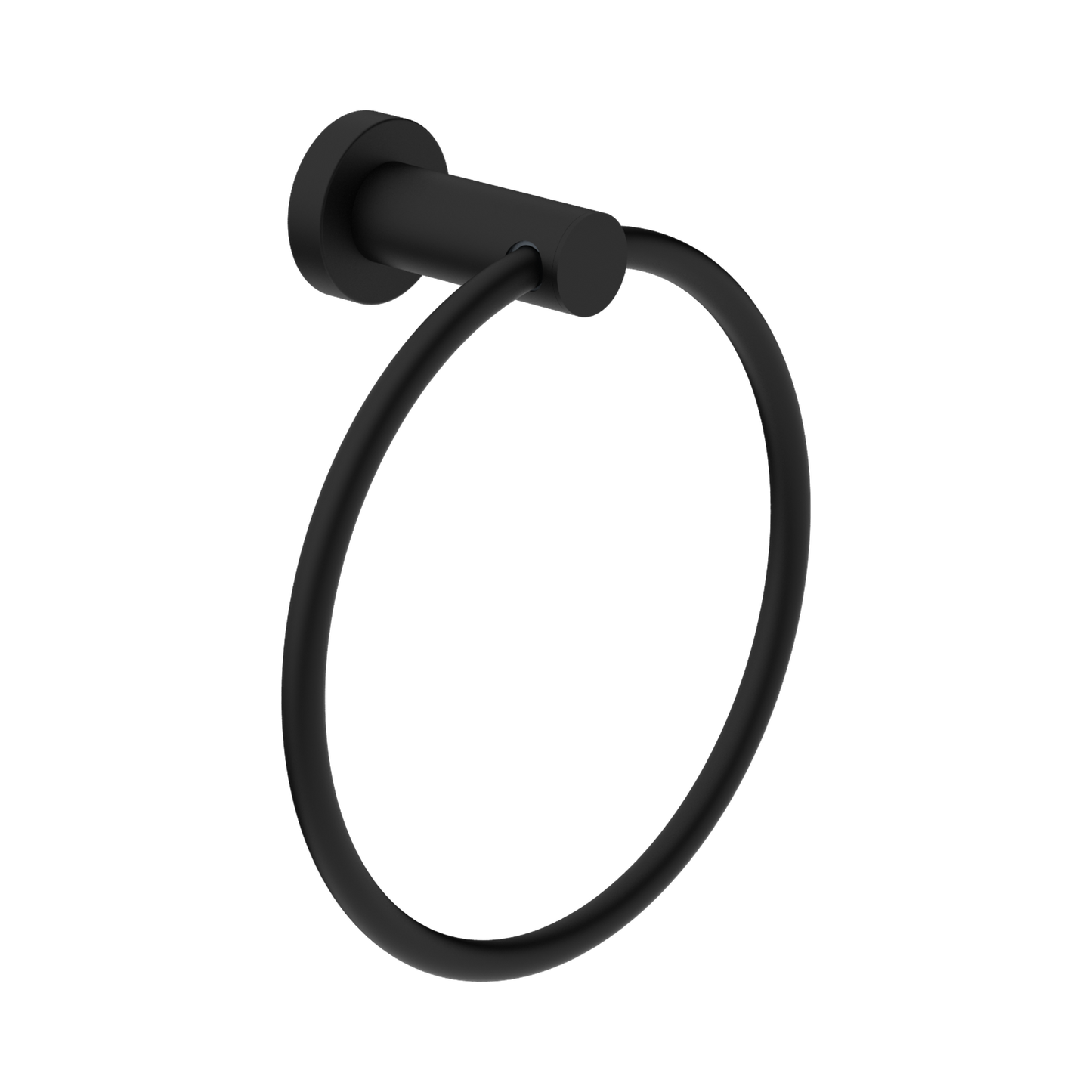 Classic Hand Towel Ring Matte Black