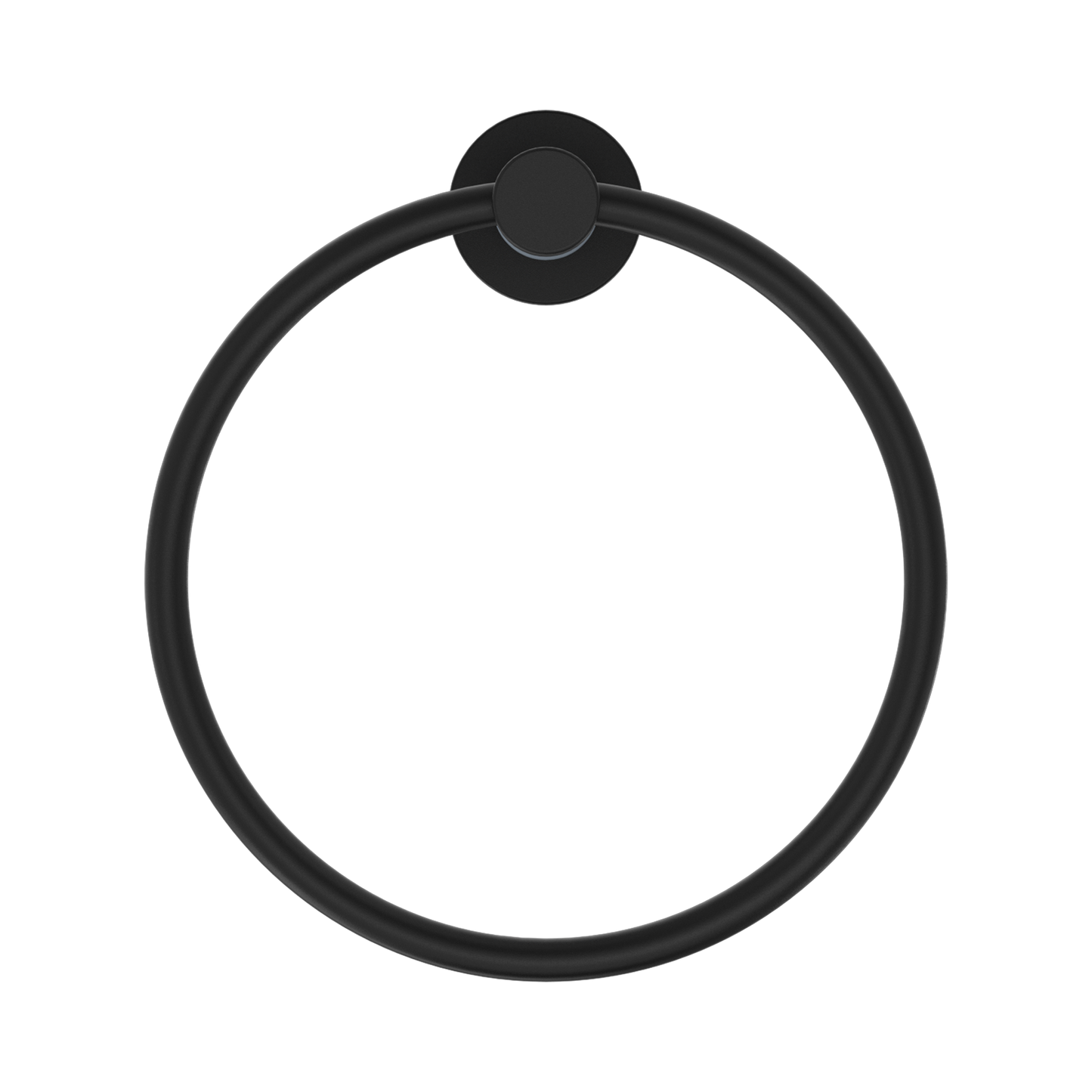 Classic Hand Towel Ring Matte Black