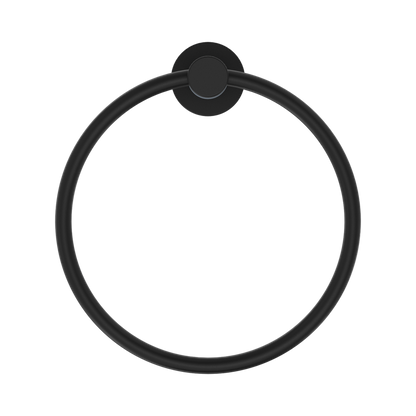 Classic Hand Towel Ring Matte Black