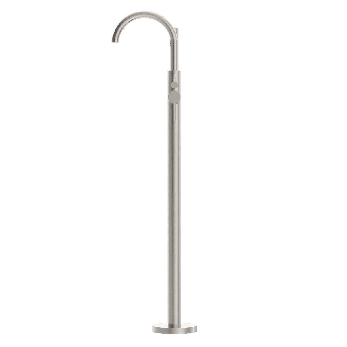 Mecca Round Freestanding Mixer With Hand Shower