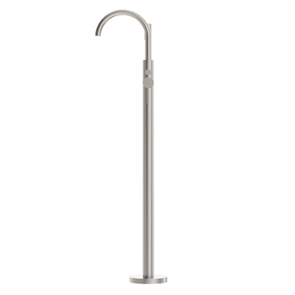 Mecca Round Freestanding Mixer With Hand Shower