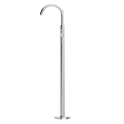 Mecca Round Freestanding Mixer With Hand Shower