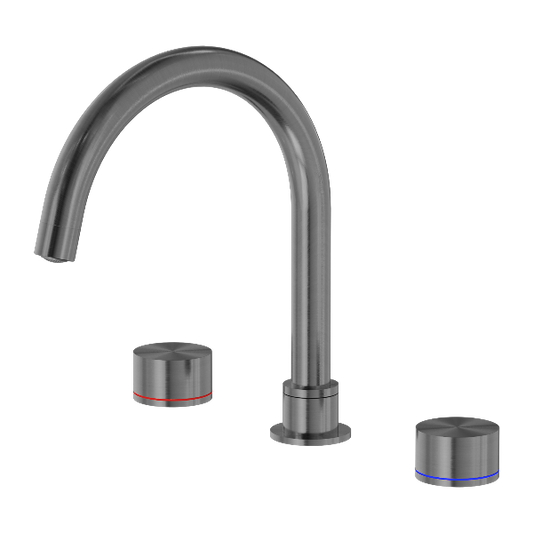 Nero Kara NR211703GM Gun Metal Bath Hob Set