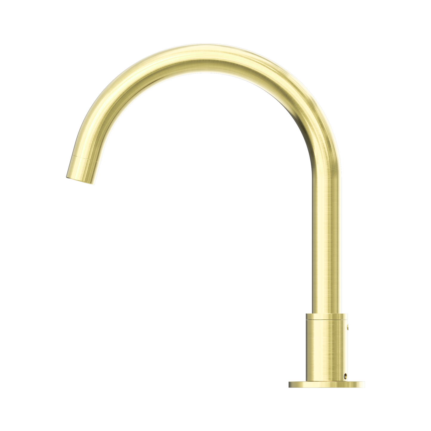 Kara Hob Mount Bath Spout Only G1/2 Female Inlet Brushed Gold