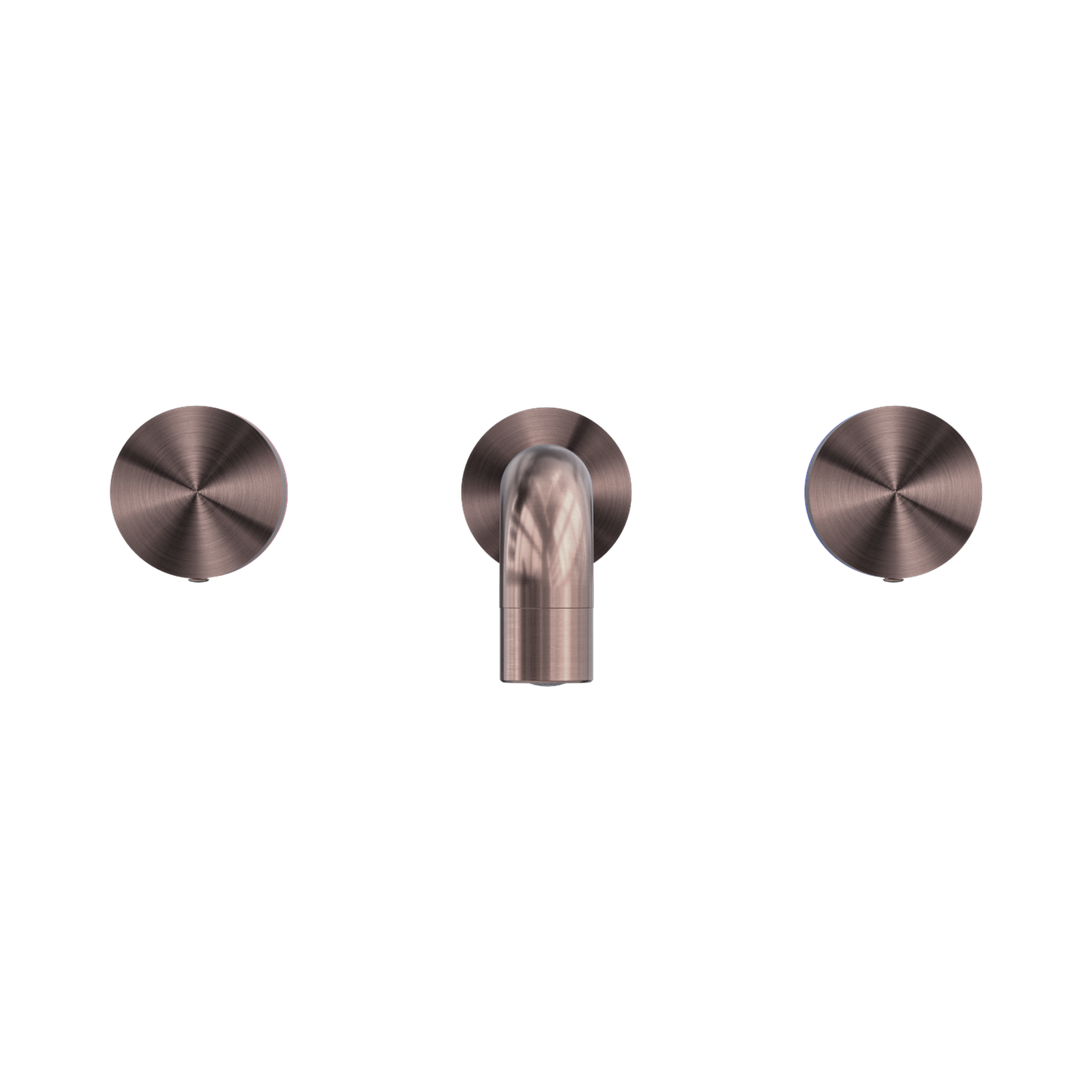 Kara Wall Basin Set 180mm Brushed Bronze