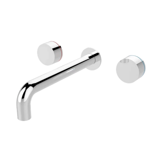 Kara Wall Basin Set 180mm Chrome