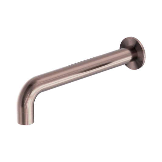 Kara Wall Basin Set Spout Only 180mm Brushed Bronze