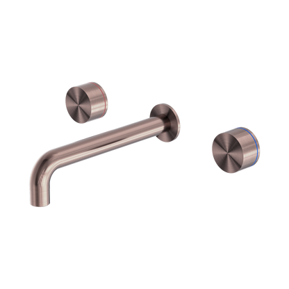 Kara Wall Basin Set 215mm Brushed Bronze