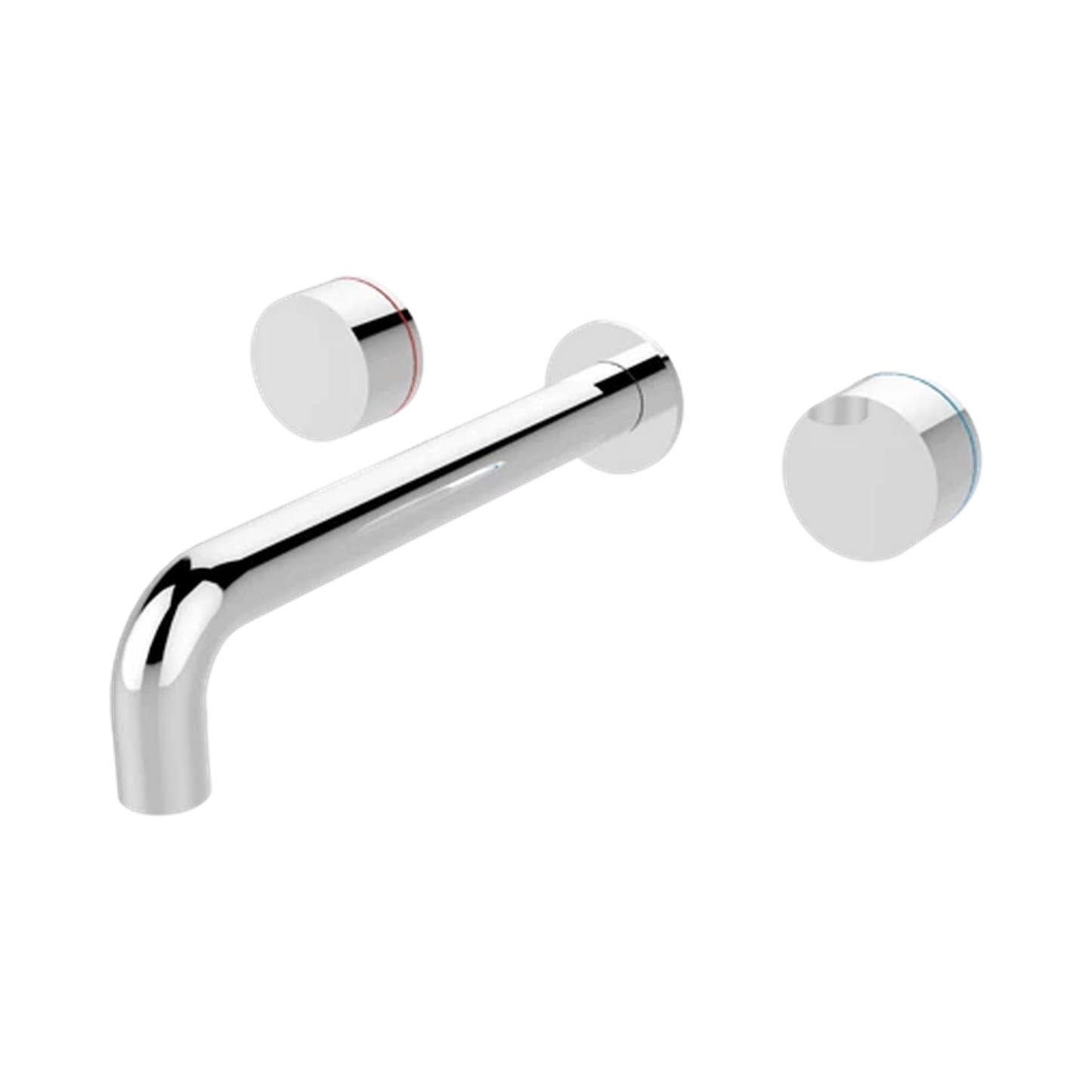 Kara Wall Basin Set 215mm Chrome