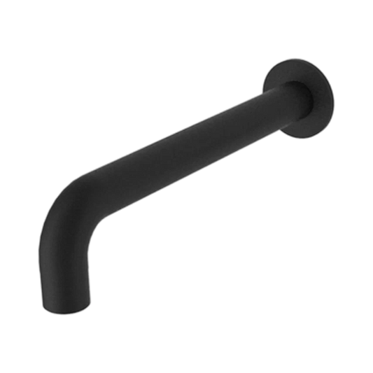 Kara Wall Basin Set Spout Only 215mm Matte Black