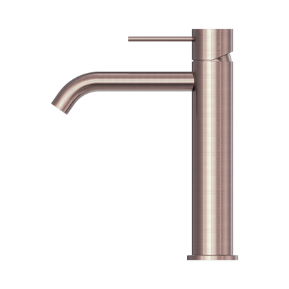 Mecca Mid Tall Basin Mixer Brushed Bronze