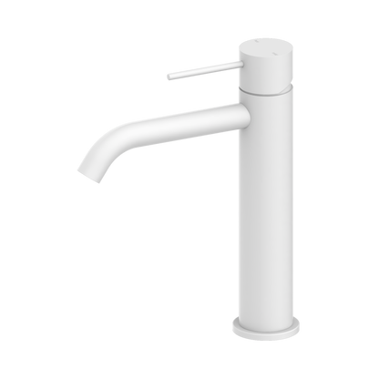 Mecca Mid Tall Basin Mixer Matte White