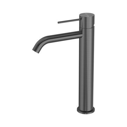 Mecca Tall Basin Mixer Gun Metal