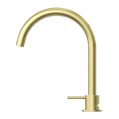 Nero Mecca Hob Basin Mixer with Round Swivel Spout