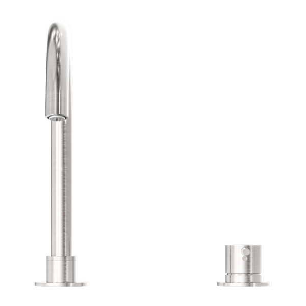 Nero Mecca Hob Basin Mixer with Round Swivel Spout