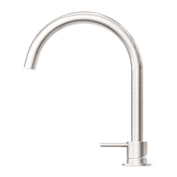 Nero Mecca Hob Basin Mixer with Round Swivel Spout