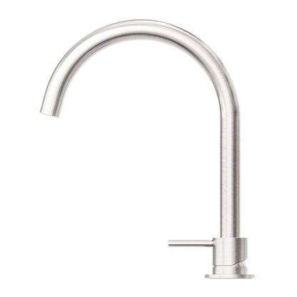 Nero Mecca Hob Basin Mixer with Round Swivel Spout