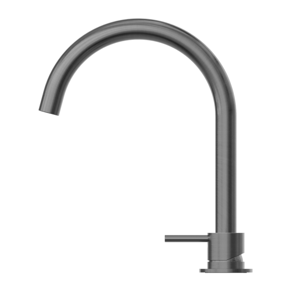 Nero Mecca Hob Basin Mixer with Round Swivel Spout