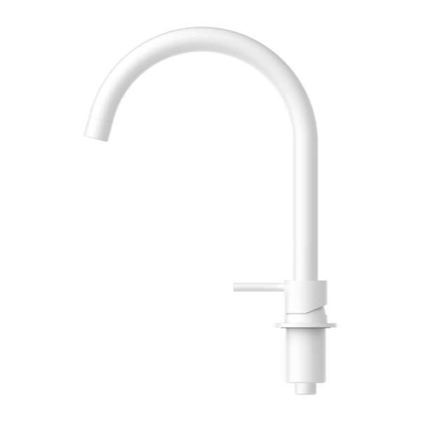 Nero Mecca Hob Basin Mixer with Round Swivel Spout