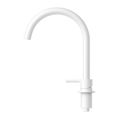 Nero Mecca Hob Basin Mixer with Round Swivel Spout
