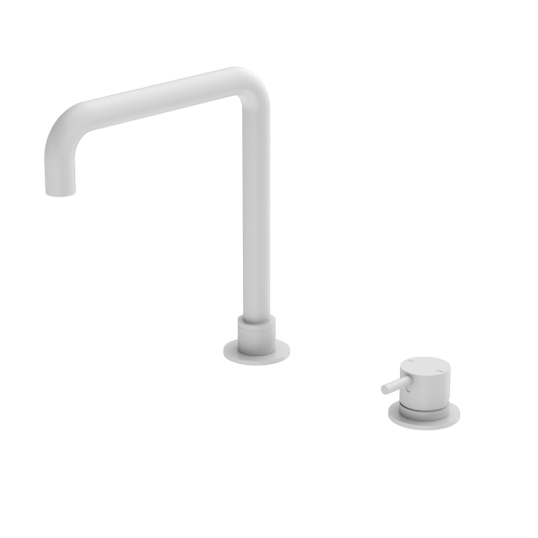 Nero Mecca Hob Basin Mixer with Square Swivel Spout