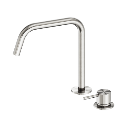 Mecca Hob Bath/Kitchen Mixer Set Edge Spout II