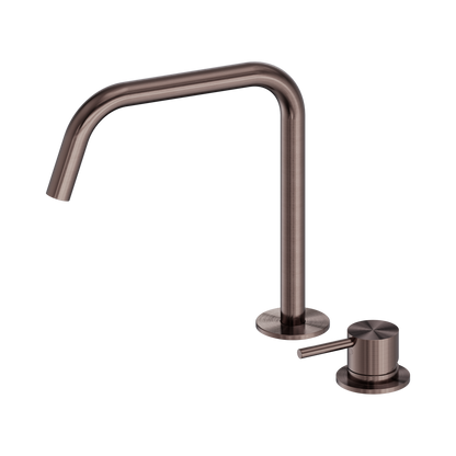 Mecca Hob Bath/Kitchen Mixer Set Edge Spout II
