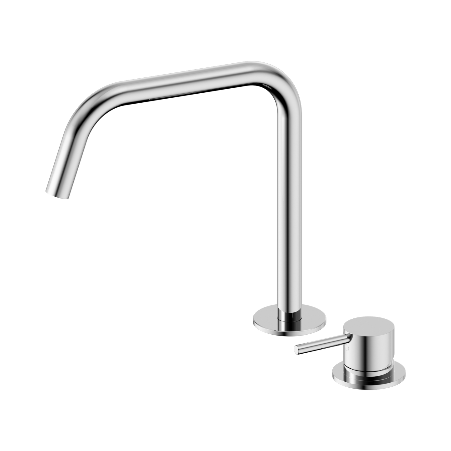 Mecca Hob Bath/Kitchen Mixer Set Edge Spout II