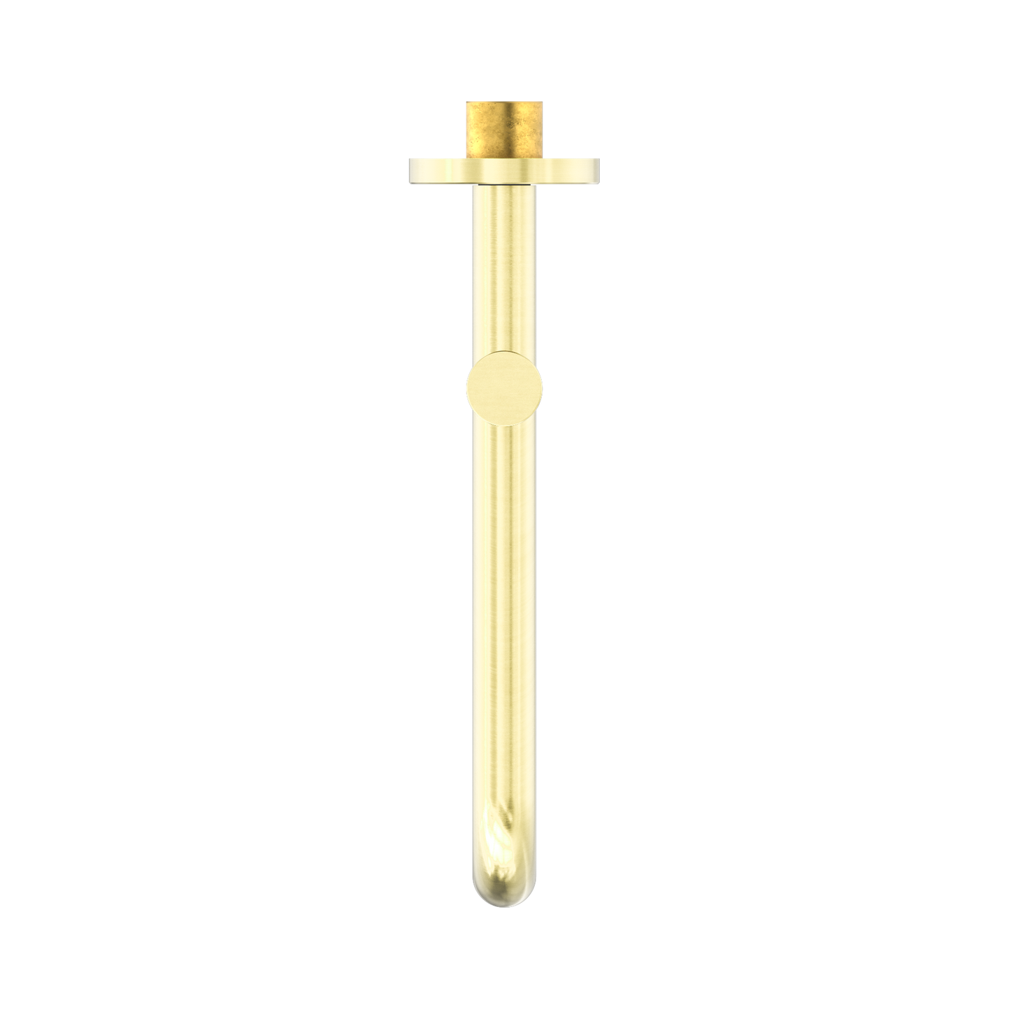 Mecca Wall Mounted Swivel Bath Spout Only 225mm Brushed Gold