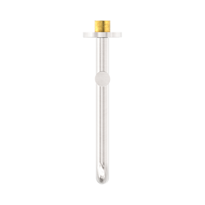 Mecca Wall Mounted Swivel Bath Spout Only 225mm Brushed Nickel