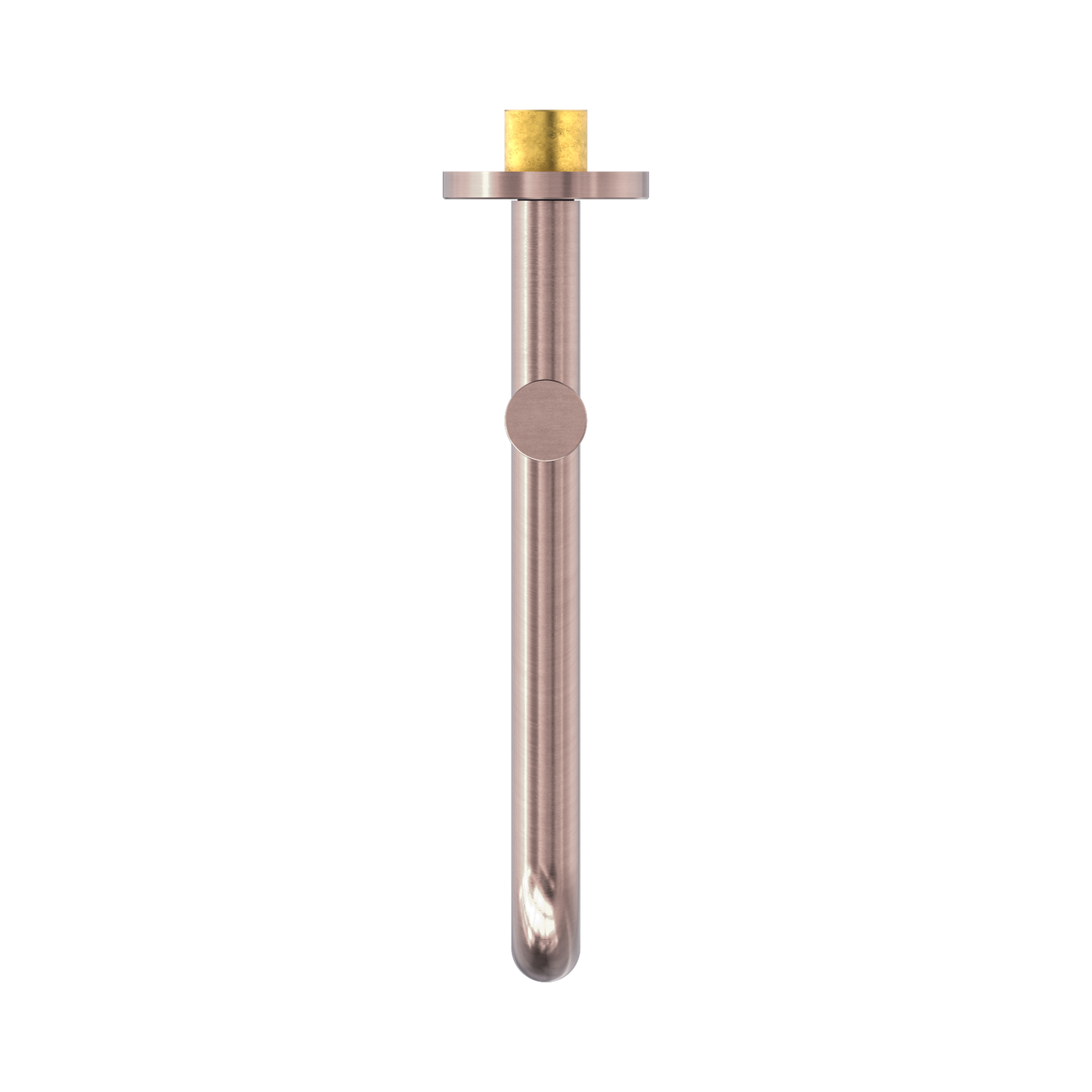 Mecca Wall Mounted Swivel Bath Spout Only 225mm Brushed Bronze