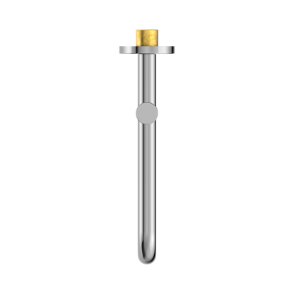 Mecca Wall Mounted Swivel Bath Spout Only 225mm Chrome
