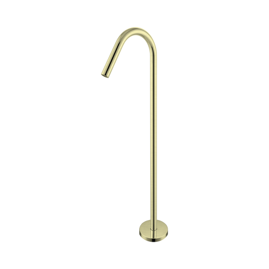 Mecca Freestanding Bath Spout Only Brushed Gold