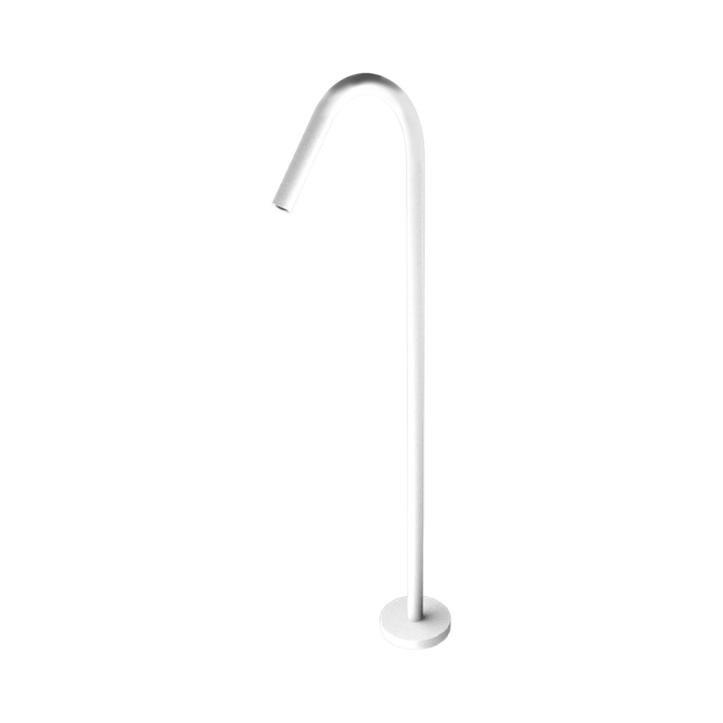 Mecca Freestanding Bath Spout Only Matte White