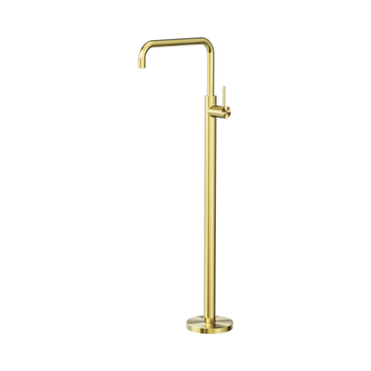 Mecca Freestanding Bath Mixer Square Shape Brushed Gold