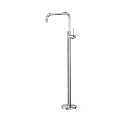 Mecca Freestanding Bath Mixer Square Shape Brushed Nickel