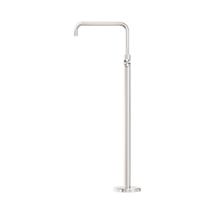 Mecca Freestanding Bath Mixer Square Shape Brushed Nickel